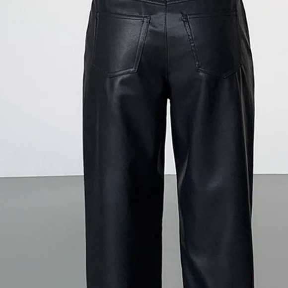 Commense-High waisted Faux Leather pants , Size Small, currently on website NWT - Picture 2 of 11